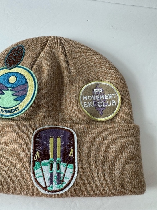 NWOT Free People FP Movement Park Patch Beanie main image 8